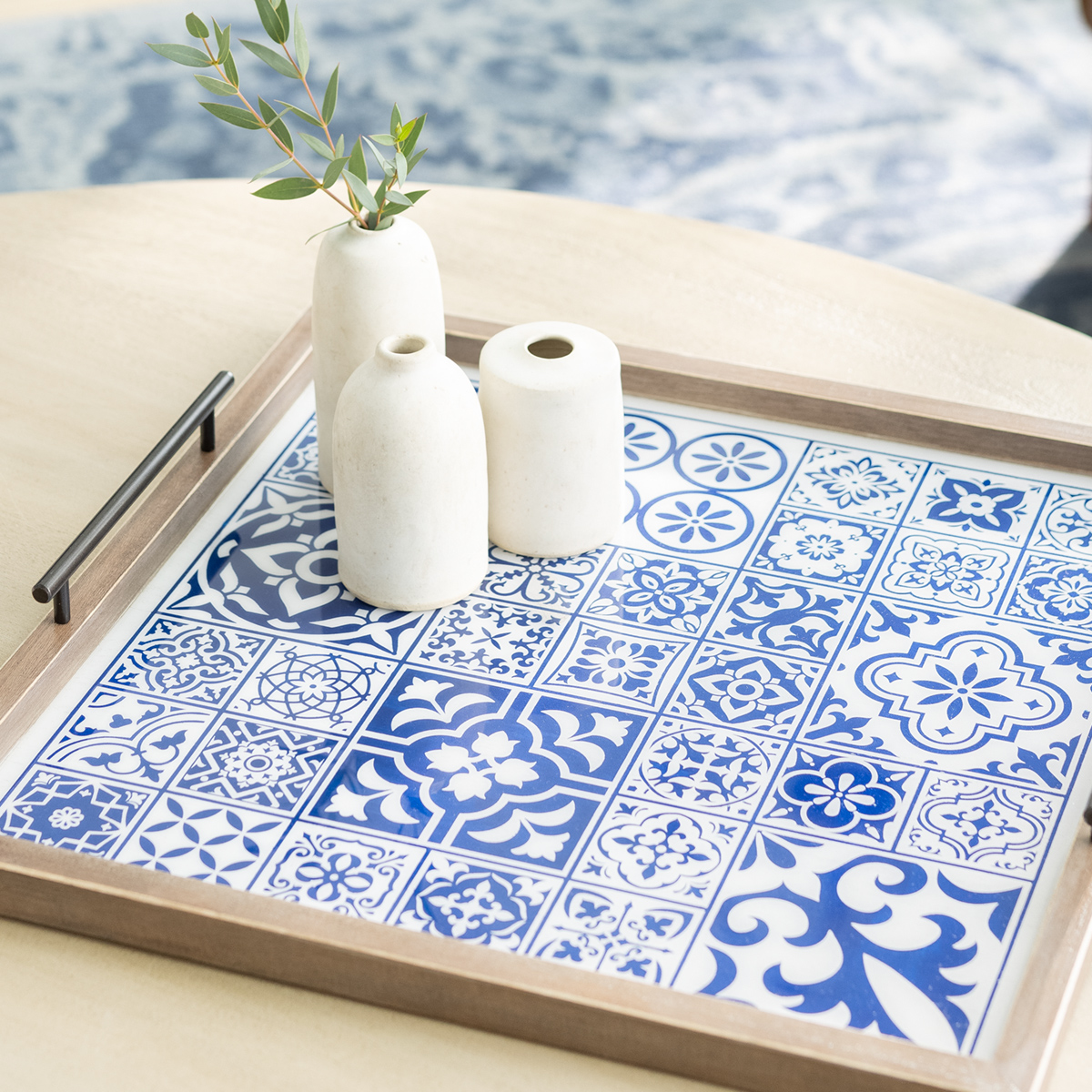 Chalk Couture. Farmhouse Tile Pattern Transfer Chalk Couture™