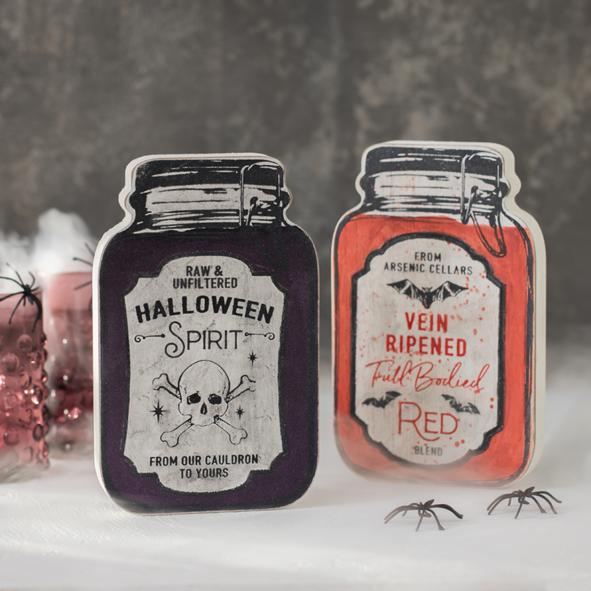 Chalk Couture. Vein & Spirits Jar