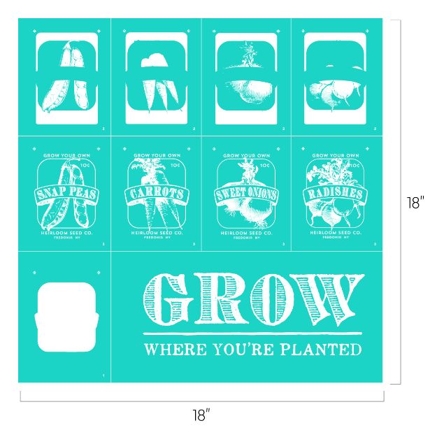 Chalk Couture. Home Grown Collection—Vintage Seeds