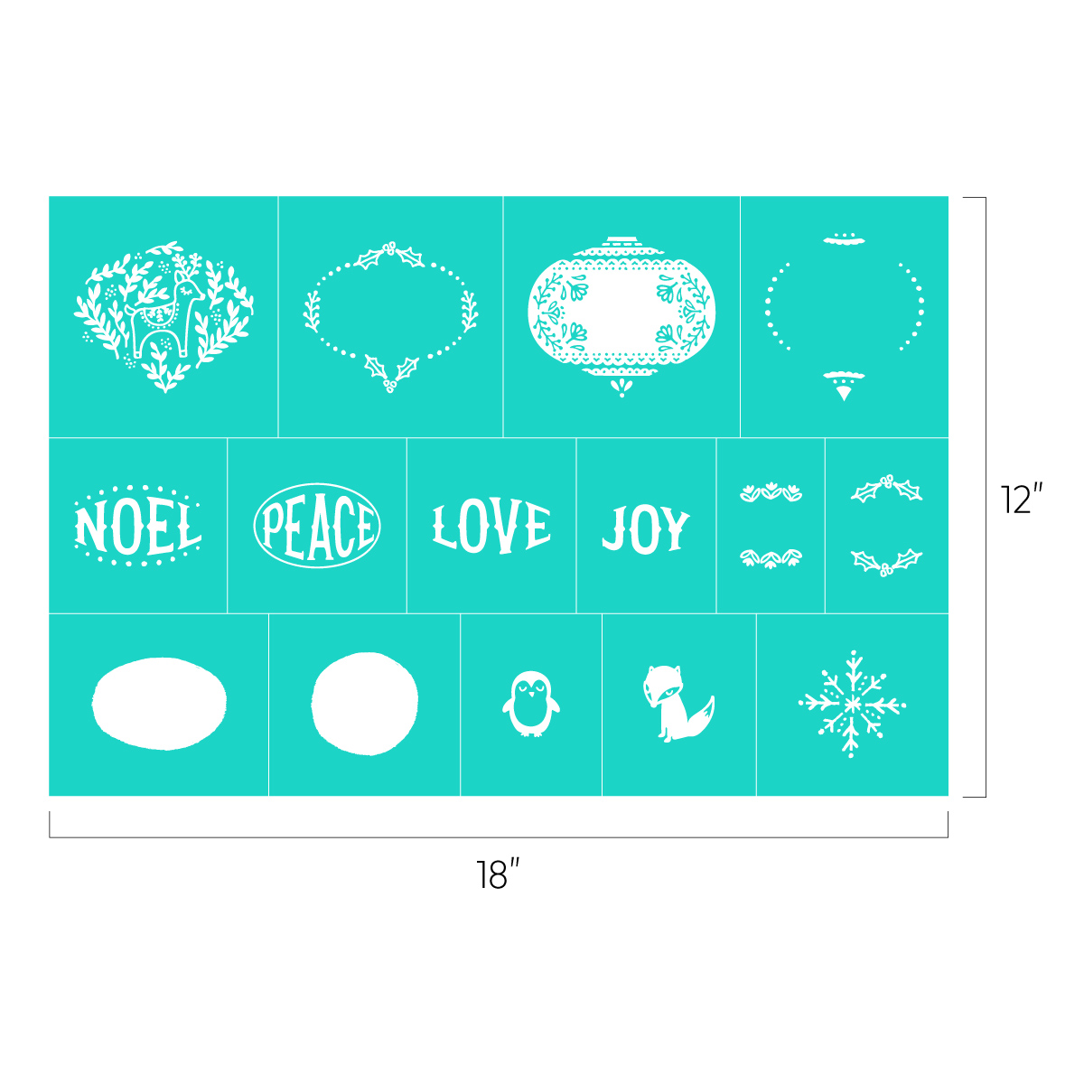 Chalk Couture. Classic Ornaments Transfer Home Décor Chalk Couture™