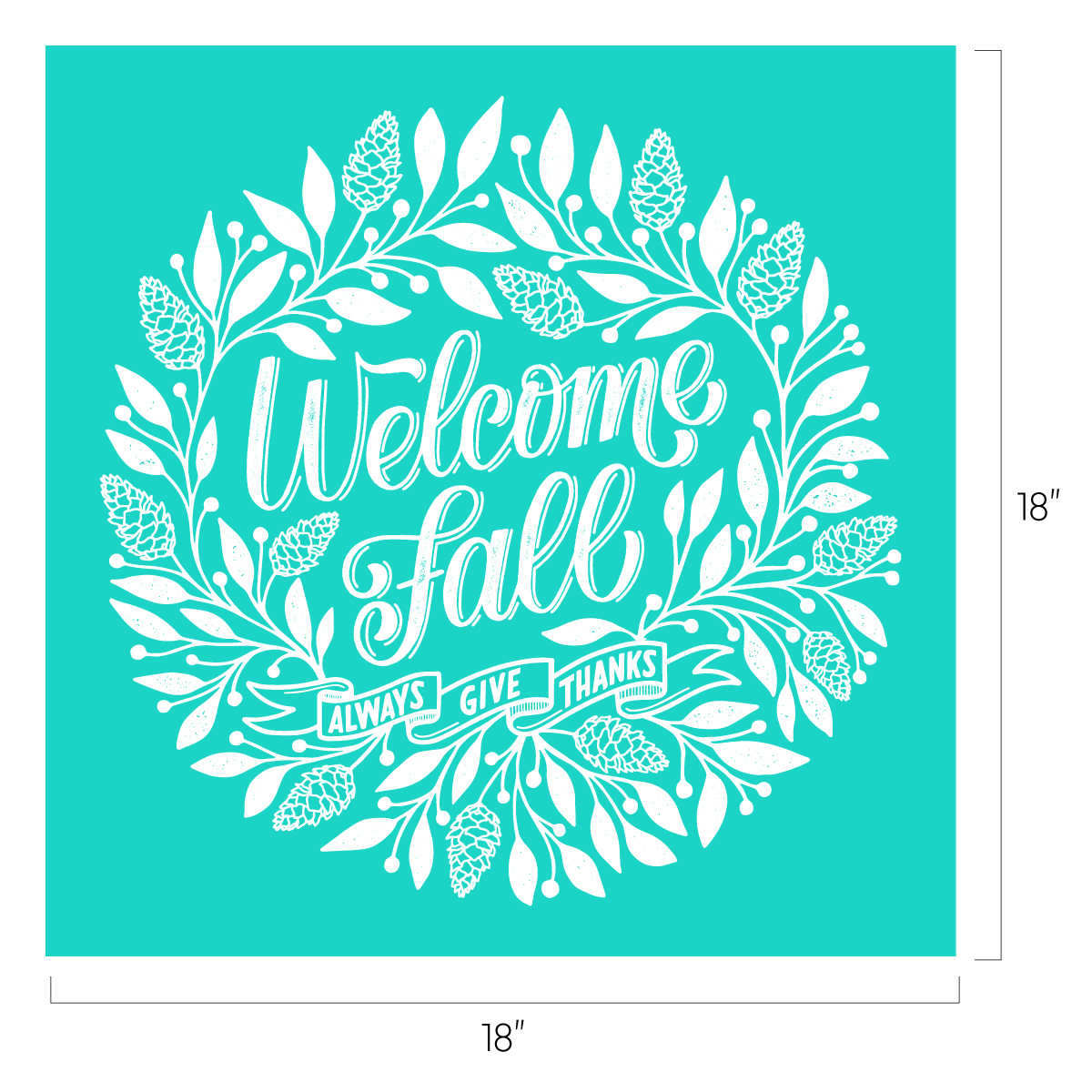 Chalk Couture. Fall Flora Transfer Home Décor Chalk Couture™