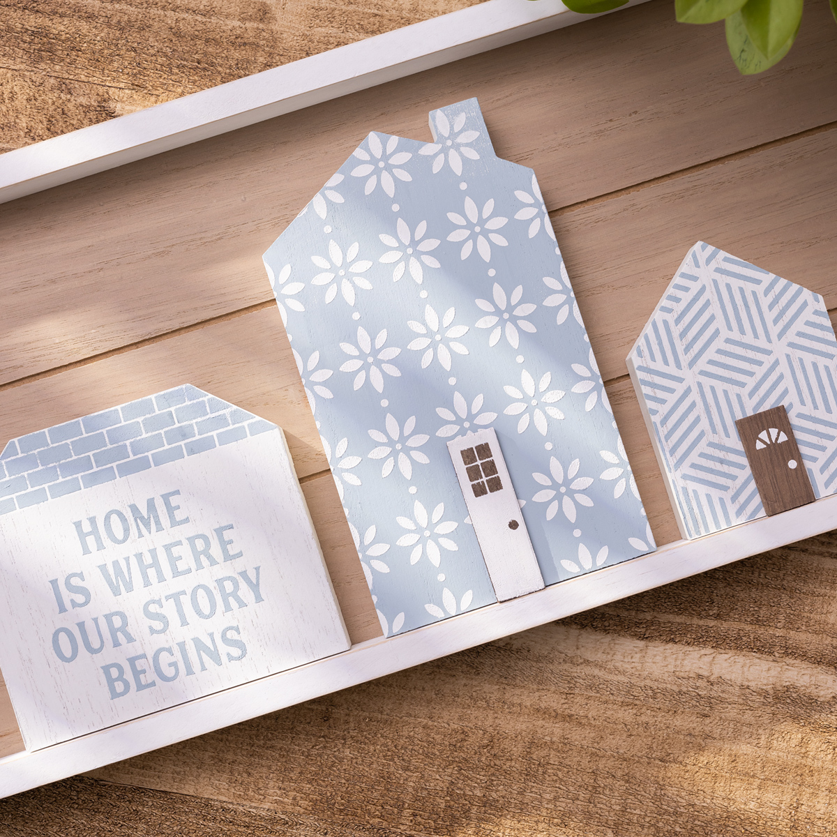 Chalk Couture. House Cutout Trio Patterns DIY Chalk Couture