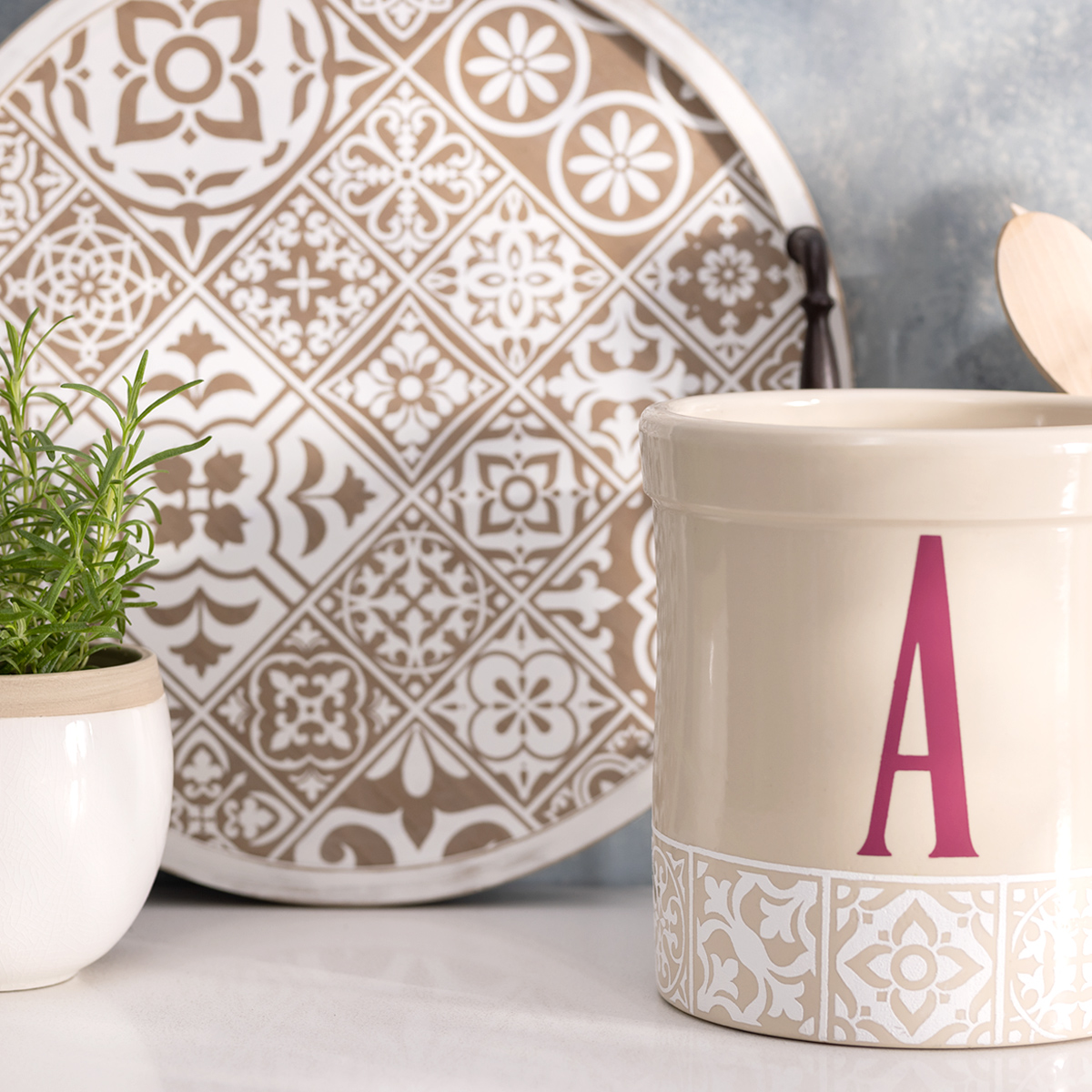 Chalk Couture. Farmhouse Tile Pattern Home Decor Chalk Couture