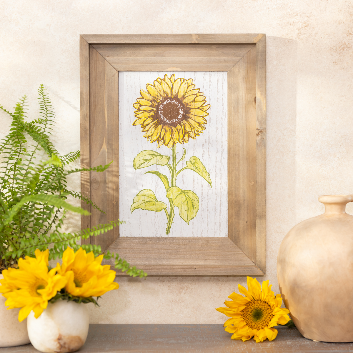 Chalk Couture. Etched Sunflower