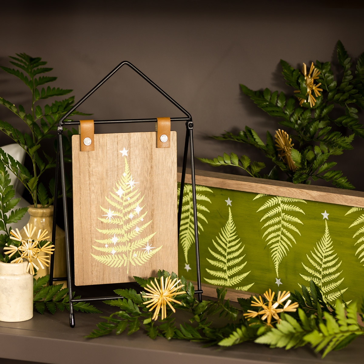 Chalk Couture. Christmas Tree Fern Home Decor Chalk Couture