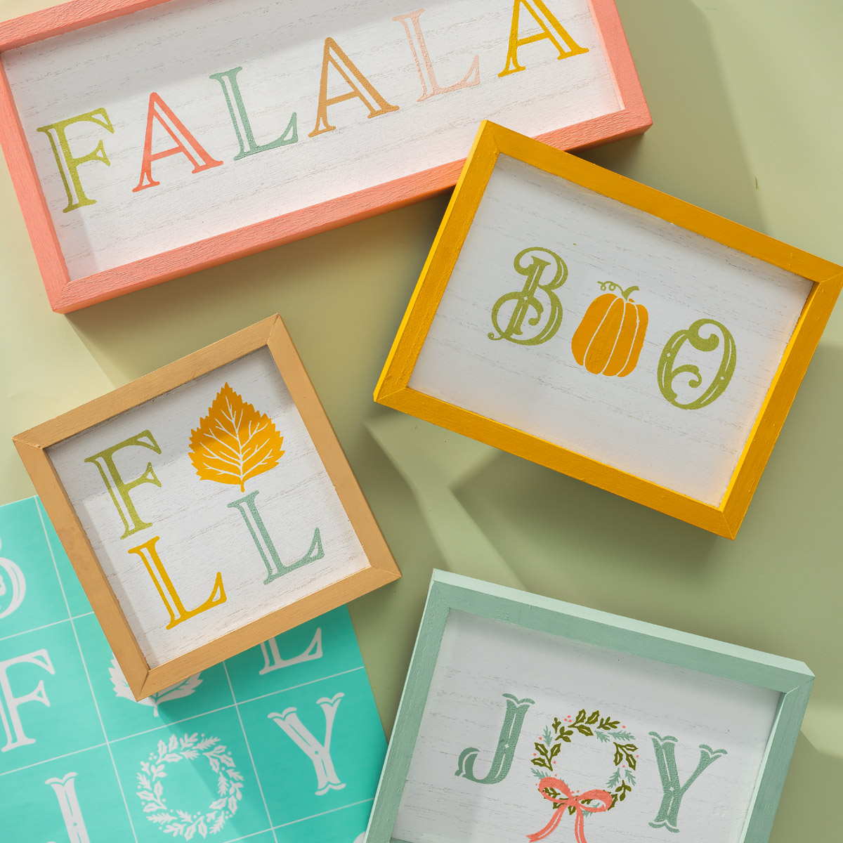 Chalk Couture. Holiday Letters Minis Home Decor Chalk Couture