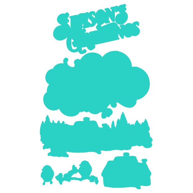 Picture of Digital Download - Vintage Christmas Cottage