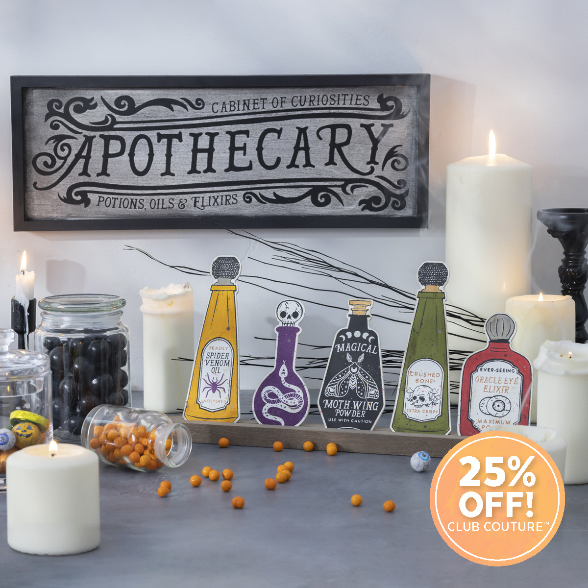 Chalk Couture. Apothecary Potions DIY Decor Kit Home Decor Chalk