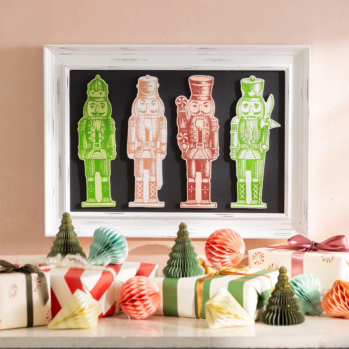 Chalk Couture. Vintage Nutcrackers Home Decor Chalk Couture