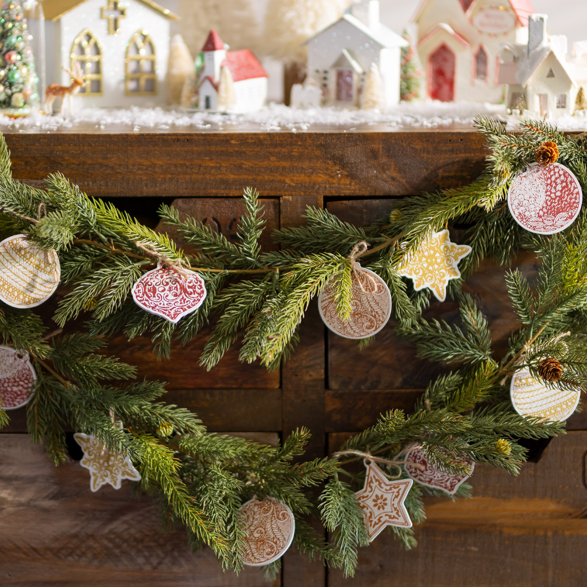 Chalk Couture. Chalkable Shapes Vintage Ornaments | DIY | Chalk Couture