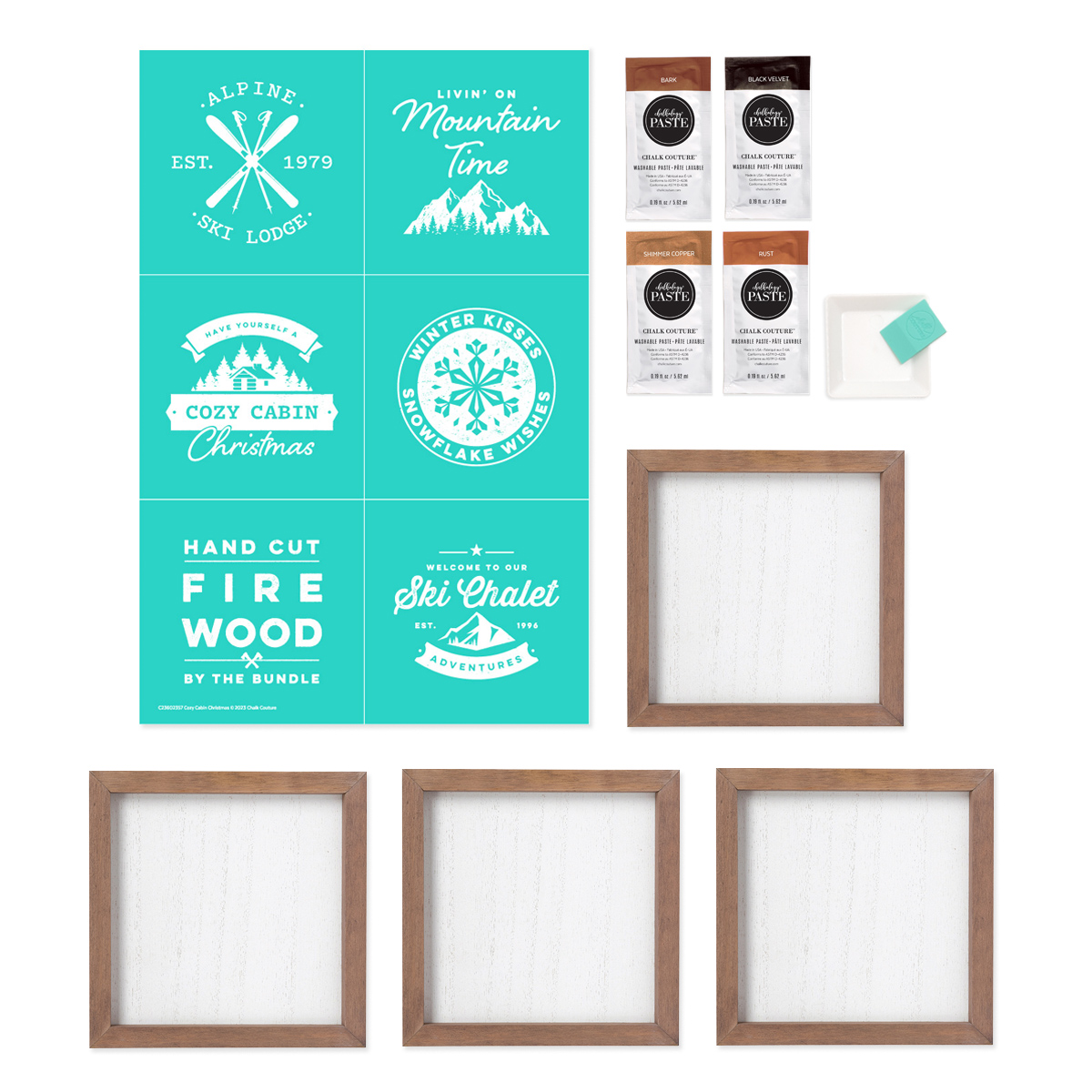 Chalk Couture. Cozy Cabin DIY Decor Kit | Home Decor | Chalk Couture