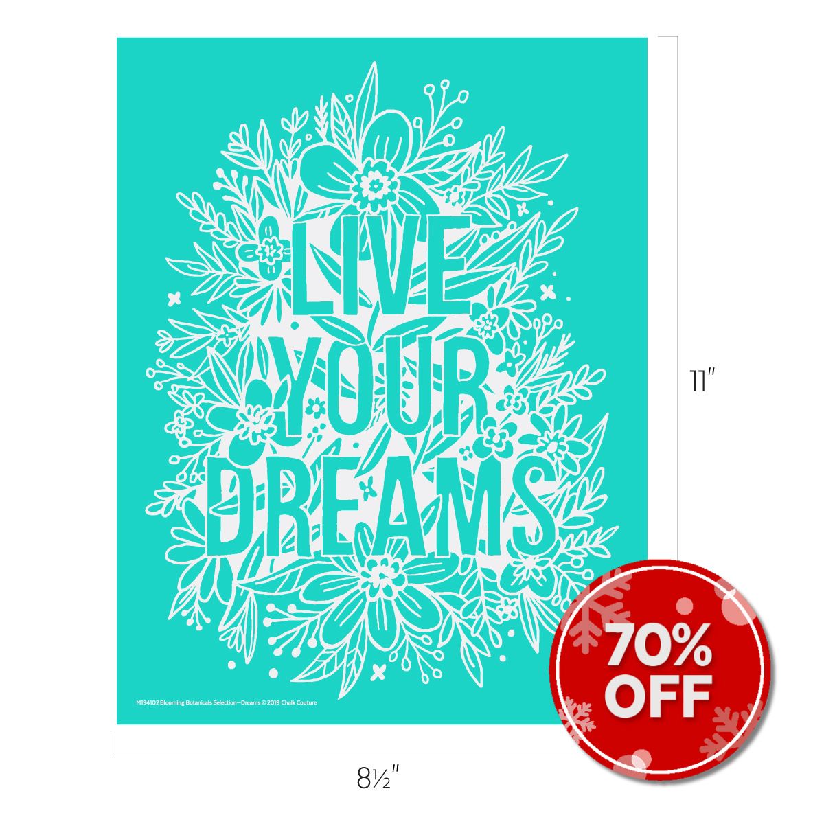 Chalk Couture. Blooming Botanicals Selection—Dreams