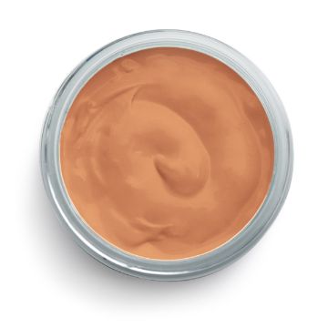 Show details for Papaya Paste A small, round, open container filled with smooth, light brown, creamy substance. The container has a transparent lid and is shown from a top-down perspective. The creamy substance appears to be Chalk Couture paste.