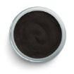 A top-down view of a round glass jar filled with Chalk Couture paste. The texture appears smooth and finely ground, uniformly spread across the surface. The jar has a screw-on lid, partially visible on the left side.