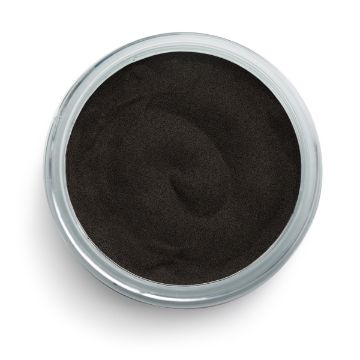 Show details for Shimmer Shadow Paste A top-down view of a round glass jar filled with Chalk Couture paste. The texture appears smooth and finely ground, uniformly spread across the surface. The jar has a screw-on lid, partially visible on the left side.