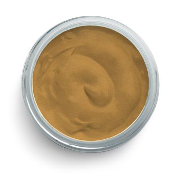 Show details for Nominee Paste  A round, open container filled with smooth, swirled, light brown Chalk Couture paste. The container has a clear, circular lid resting on top. The texture of the paste appears creamy and dense.