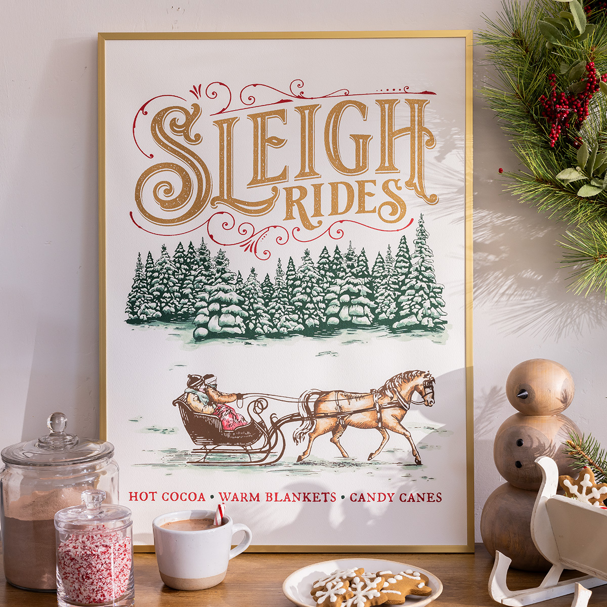 Chalk Couture. Sleigh Rides | Home Decor | Chalk Couture