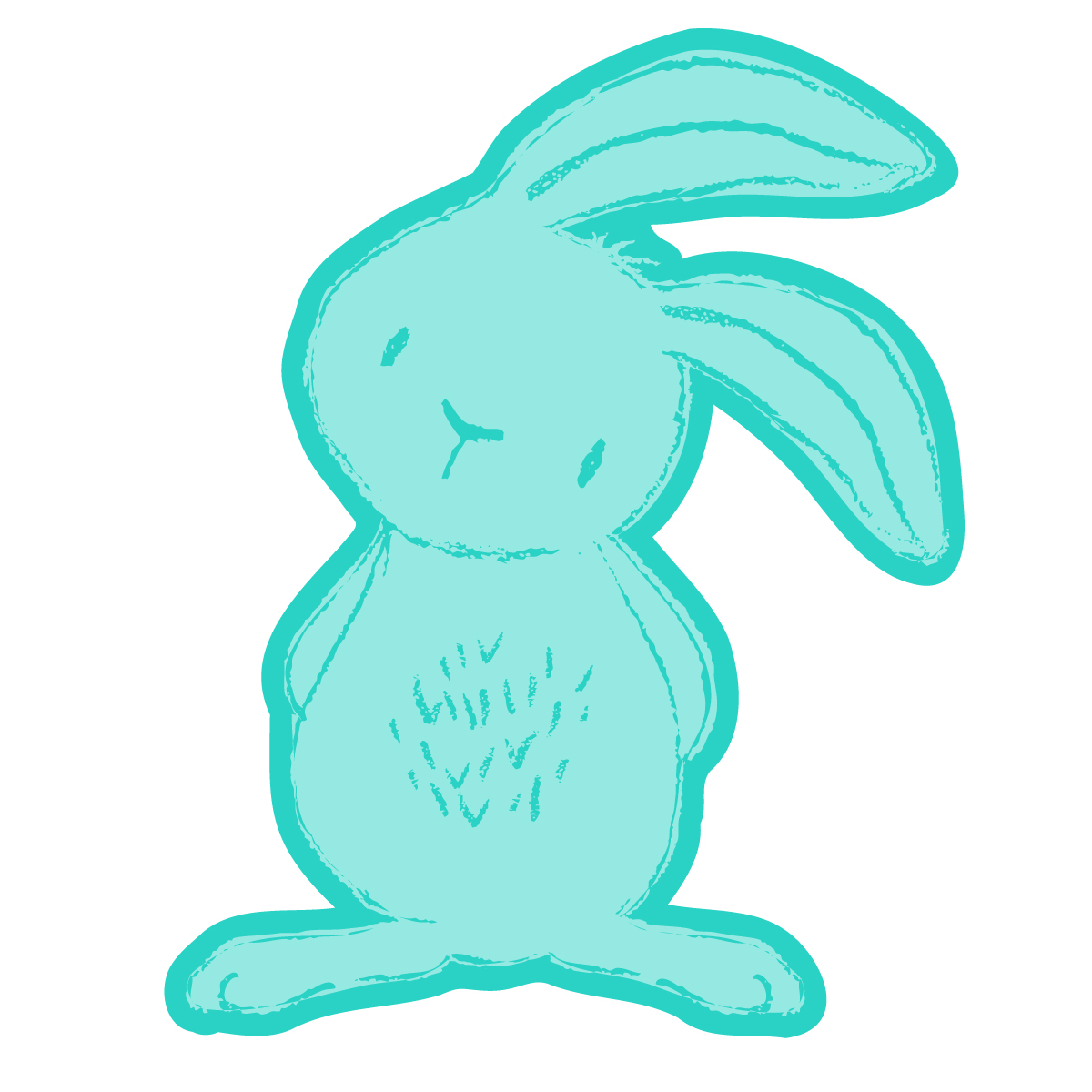 Chalk Couture. Storybook Bunny Digital Download | Chalk Couture