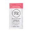 A single-use packet of Chalk Couture Permanent Ink in Couture Coral. The packet is mostly silver with a coral-colored top and clear branding and usage information on the front. The size is 0.19 fl. oz. (5.62 mL).