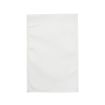 A plain, rectangular white cloth napkin is laid flat on a white background.