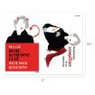Two stylized women in black outfits, one with red devil horns, are shown on a white background. Text reads, "Please bore someone else with your questions" and "Details of your incompetence do not interest me.