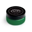 A small round container of green Chalkology Chalk Paste by Chalk Couture with a black lid and white label text, shown on a white background.