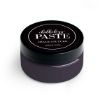 A round container of Chalkology Paste by Chalk Couture with a black lid and a dark purple paste inside, labeled "washable paste.