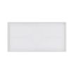 A rectangular, white plastic tray with five shallow compartments, viewed from above against a plain white background.
