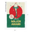 A Christmas Story art print featuring the iconic leg lamp, the text “FRA GEE LAY Must be ITALIAN,” and the caption “It’s a MAJOR AWARD.”